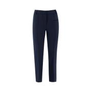 Fabiana Filippi Straight Trousers Blue, Dam