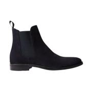 Scarosso Blå Chelsea Boots handgjorda i Italien Blue, Herr