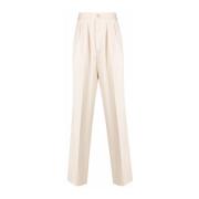 Giuliva Heritage Straight Trousers Beige, Herr