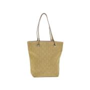 Gucci Vintage Pre-owned Canvas handvskor Yellow, Dam