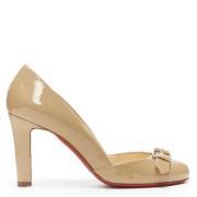 Christian Louboutin Pre-owned Pre-owned Läder klackskor Beige, Dam