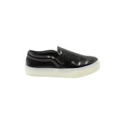 Celine Vintage Begagnade Svarta Läder Celine Sneakers Black, Dam