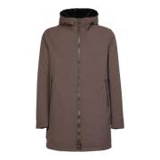 Herno Mörkbrun Keystone Parka med Fuskpäls Brown, Herr