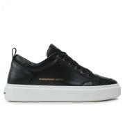 Alexander Smith Svarta Bond Sneakers för Män Black, Herr