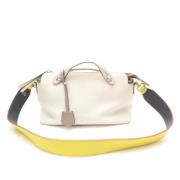 Fendi Vintage Pre-owned läderfendi-väskor White, Unisex