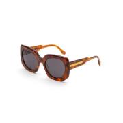 Marni Stiliga Blonde Havana Solglasögon Brown, Unisex