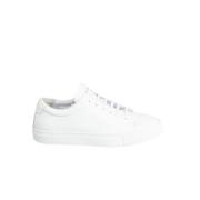 National Standard Vita Läder Lågskurna Sneakers White, Dam