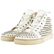 Christian Louboutin Pre-owned Pre-owned Läder sneakers White, Dam