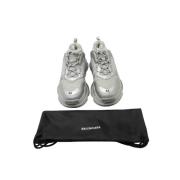 Balenciaga Vintage Pre-owned Läder sneakers Gray, Dam