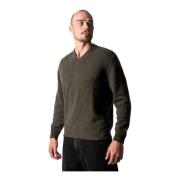 Daniele Fiesoli V-neck Knitwear Green, Herr