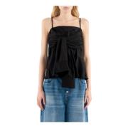 MM6 Maison Margiela Elegant Långärmad Topp Black, Dam