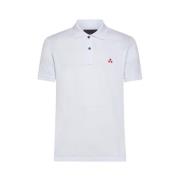 Peuterey Klassisk Polo Shirt White, Herr