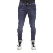 Dondup Slim-Fit Jeans med knappstängning Blue, Herr