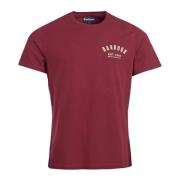 Barbour Herr Preppy Tee Red, Herr