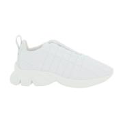 Burberry Quiltade lädersneakers White, Herr