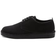 Clarks Svart Mocka Coal London - Storlek 45 Black, Herr