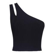 Simkhai Sleeveless Tops Black, Dam