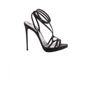 Le Silla Höj din stil med högklackade sandaler Black, Dam