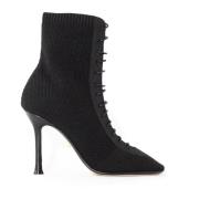 Alevi Milano Heeled Boots Black, Dam