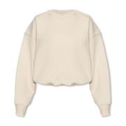 The Attico Sweatshirt med logotyp Beige, Dam