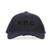 A.p.c. Denim Baseball Cap - Stilren och Trendig Blue, Herr