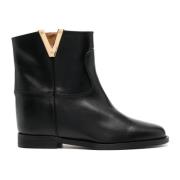 Via Roma 15 Ankle Boots Black, Dam