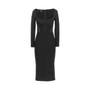 Pinko Midi Dresses Black, Dam