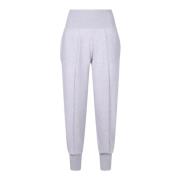 Stella McCartney Modern högmidjade sweatpants Gray, Dam