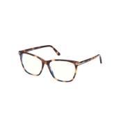 Tom Ford Fyrkantiga Sköldpaddsglasögon Brown, Unisex