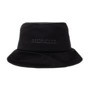 Moncler Hinkhatt med logotyp Black, Herr