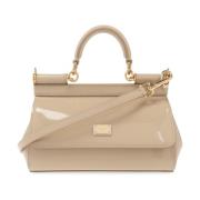 Dolce & Gabbana ‘Sicily Small’ axelväska Beige, Dam