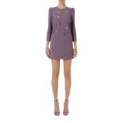 Elisabetta Franchi Short Dresses Purple, Dam