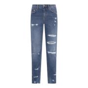 Dolce & Gabbana Rak Jeans Uppgradering, Kvinnors Denim Look Blue, Dam