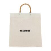 Jil Sander Sandfärgad Canvas Handväska Beige, Herr