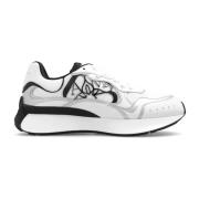 Alexander McQueen Sneakers med logotyp White, Herr