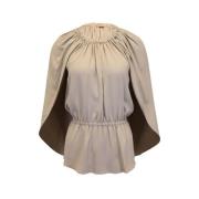 Altuzarra Silke toppar Beige, Dam