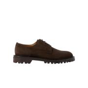 Scarosso Wooster III Suede Shoes Brown, Herr