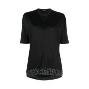 Fabiana Filippi T-shirt med paljetter Black, Dam