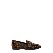 Roberto Festa Loafers med leopardtryck Brown, Dam