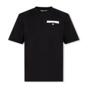 Palm Angels T-shirt med logotyp Black, Herr