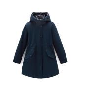 Woolrich Dam Lång Militärgrön 3-i-1 Parka Blue, Herr