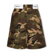 Palm Angels Camouflage shorts Green, Herr