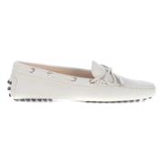 Tod's Platta Skor, Vit White, Dam