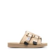 Suicoke Beigeylon Kaw-Cab Sliders Beige, Herr