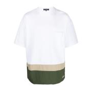 Comme des Garçons Logo-Print T-Shirt och Polo Kollektion White, Herr
