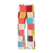 Bode Wide Trousers Multicolor, Herr