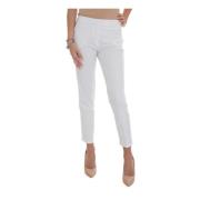 Seventy Cotton trousers White, Dam