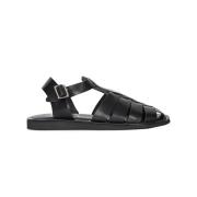 Casadei Eleganta Sommarsandaler Black, Herr