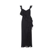 Msgm Maxi Dresses Black, Dam