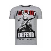 Local Fanatic Loyalty Marilyn Rhinestone - T Shirt Herr - 13-6222G Gra...